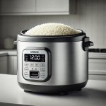 Zojirushi rice cooker with perfect rice. Zojirushi rice cooker with perfect rice.