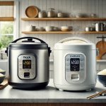 DALL·E 2025-01-07 18.11.38 - A comparison scene showing two rice cookers side by side_ one is ...jpg DALL·E 2025-01-07 18.11.38 - A comparison scene showing two rice cookers side by side_ one is ...jpg