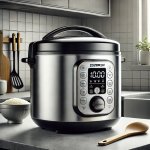 Zojirushi rice cooker made in Japan with elegant design. Zojirushi rice cooker made in Japan with elegant design.