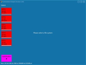 GetDataBack Simple - Select File System